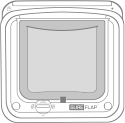 sureflap microchip cat flap connect with hub bundle