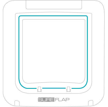 sureflap microchip cat flap connect with hub bundle